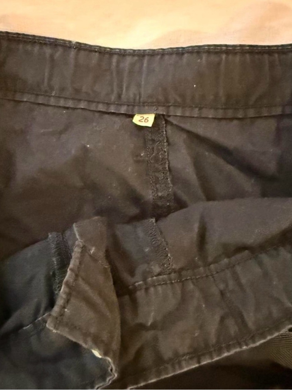 Levis Black Cargo Transform Long to Short Skirt - Picture 4 of 5